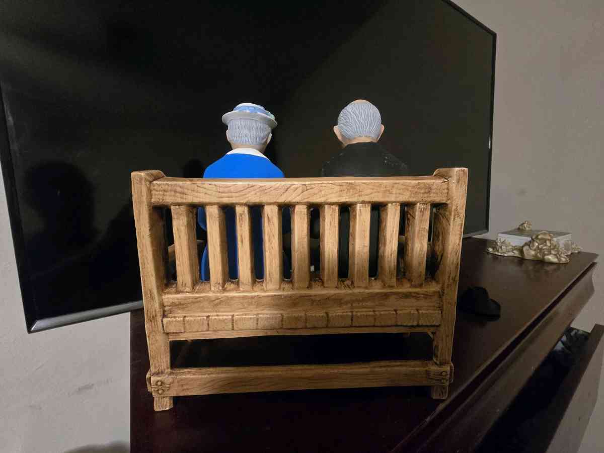 old couple figurine