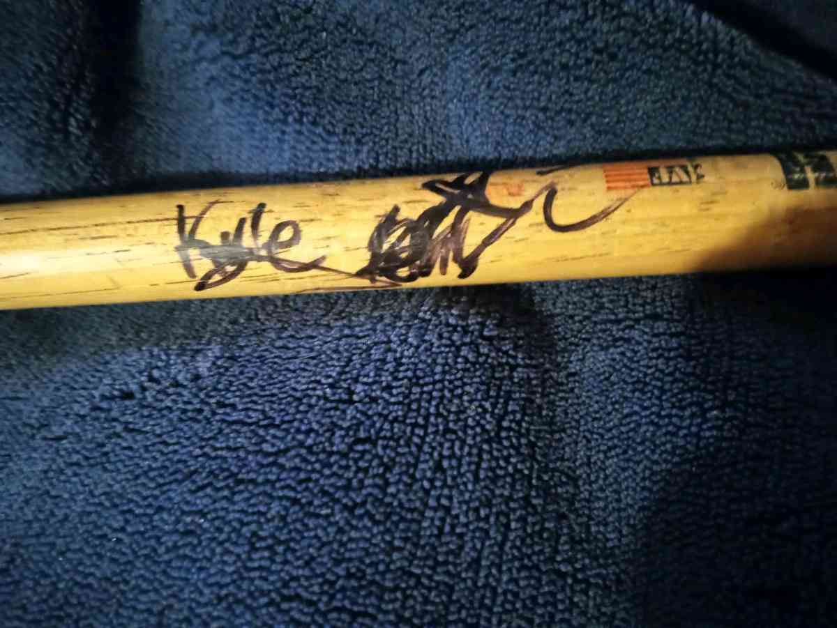 Korn drummer autographed drumstick