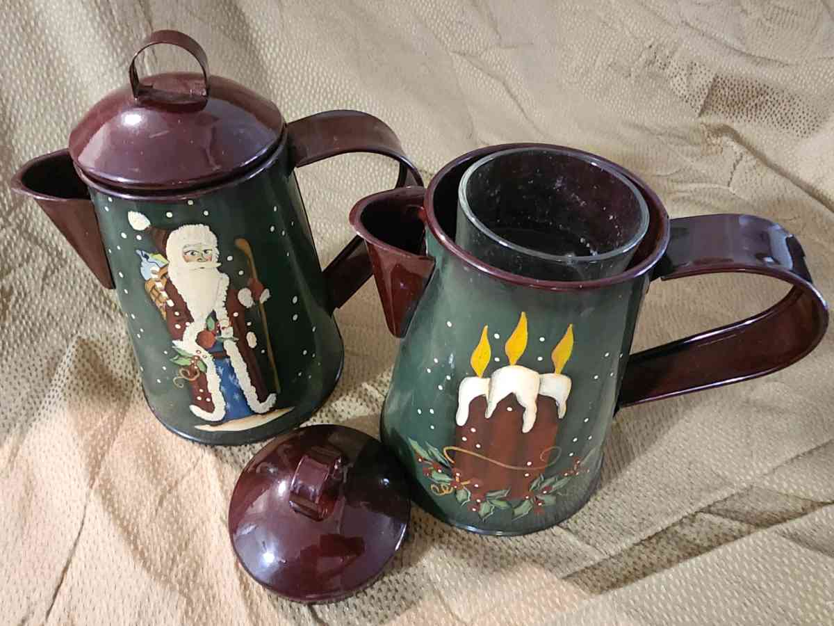 Christmas votive holders