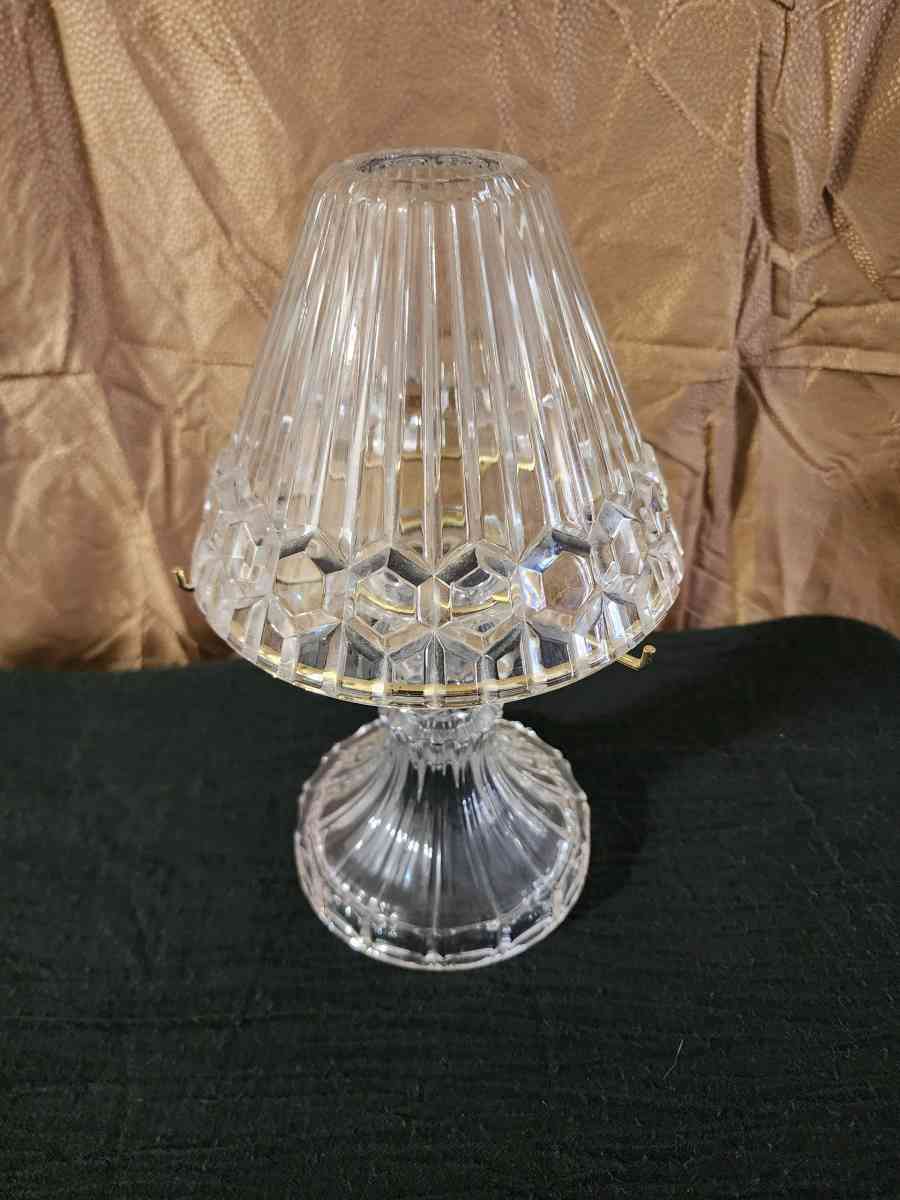 Crystal lamp tealight holder