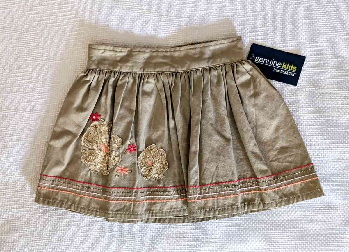 Two Pieces Girl Skirt Set