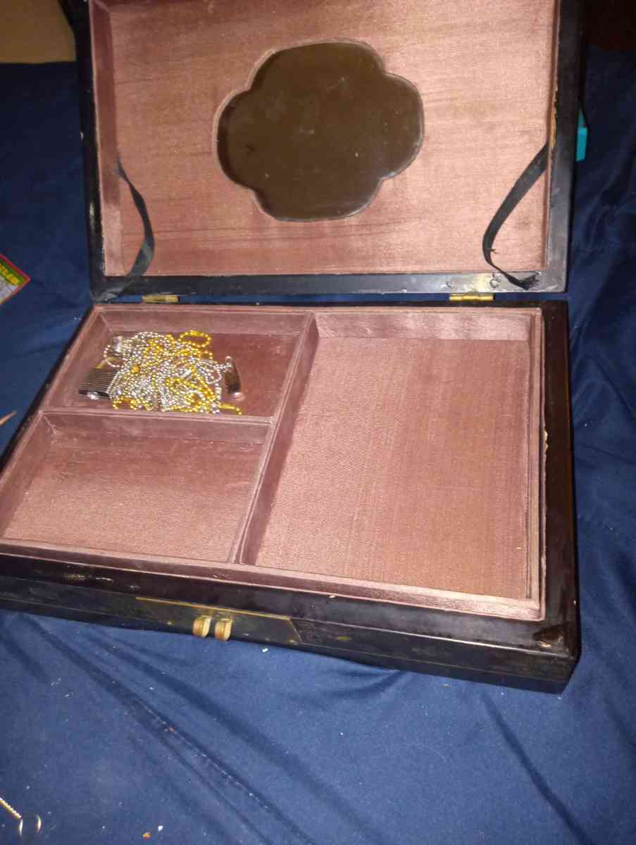 Antique Chinese hand crafted jewelry box