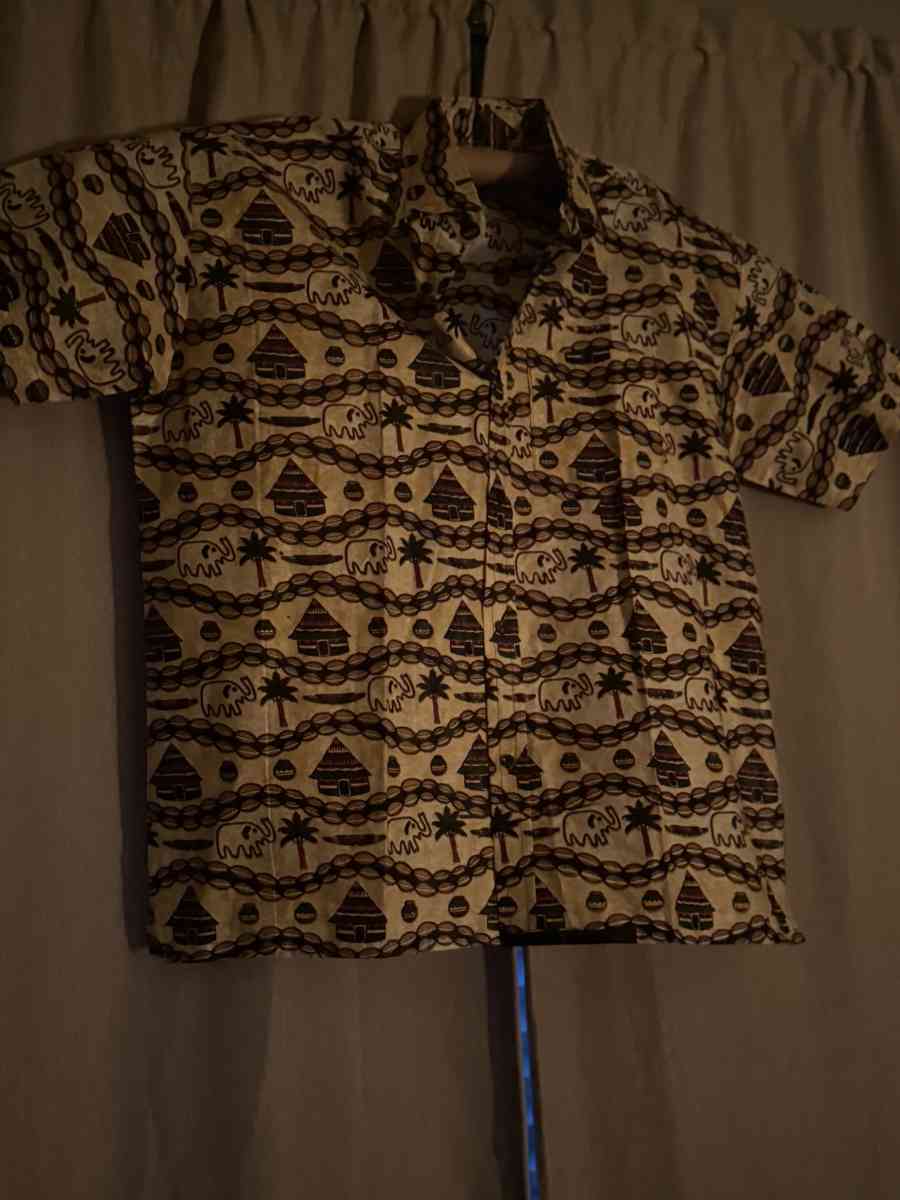 African button down