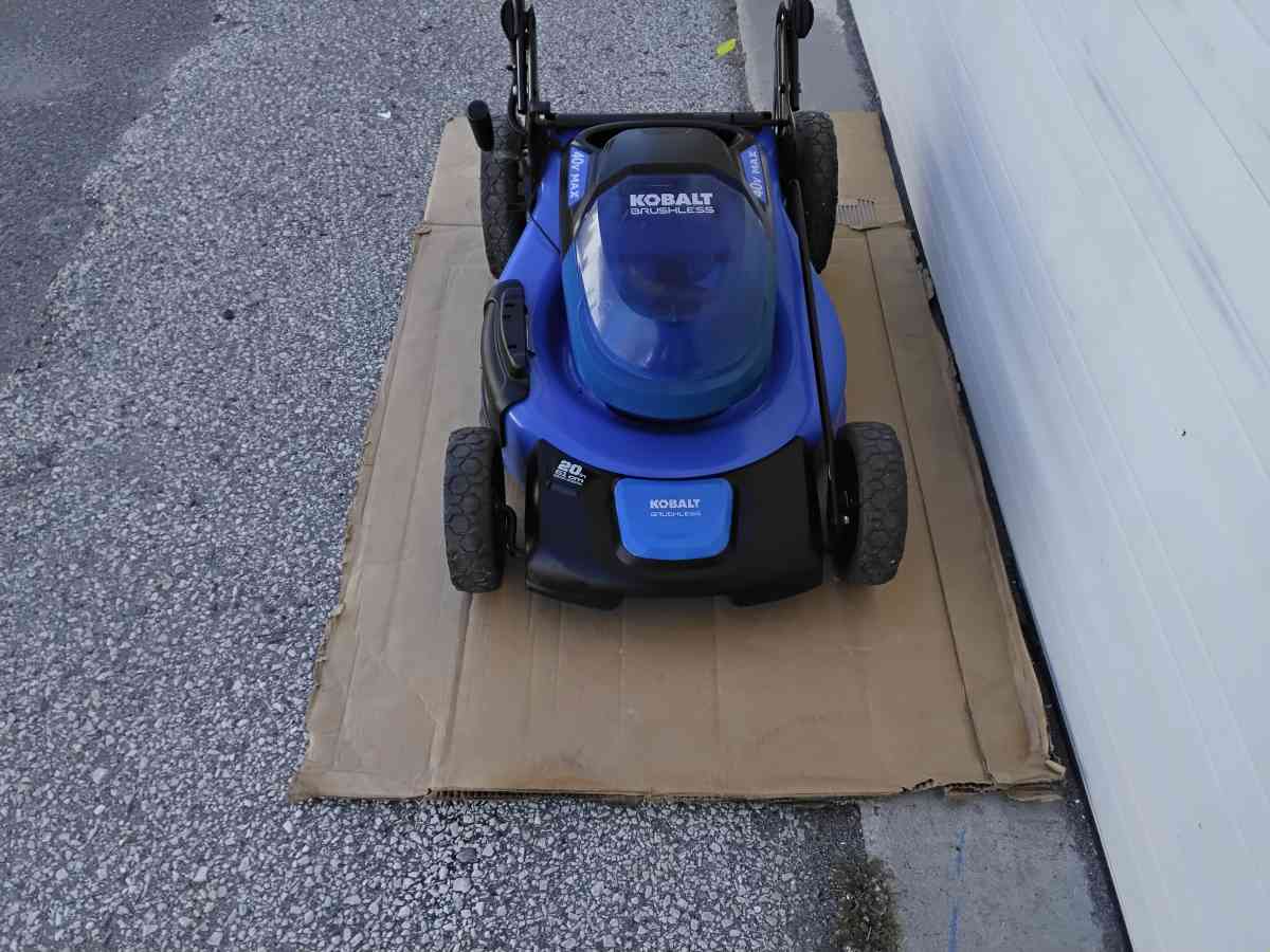 Nice Kobalt Cordless 40 Volt Brushless Lawn Mower