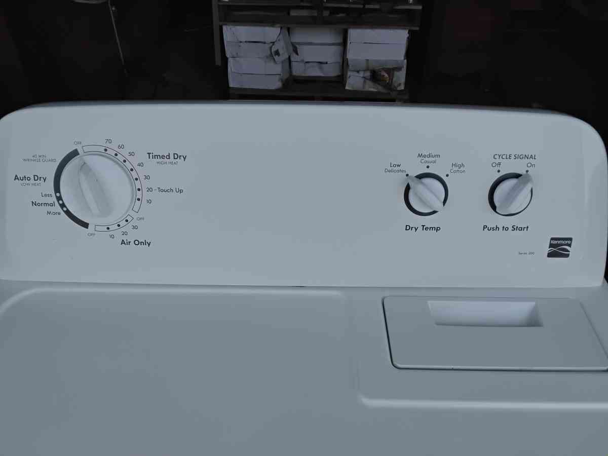 Nice White Sears Kenmore Heavy Duty Electric Dryer Like New