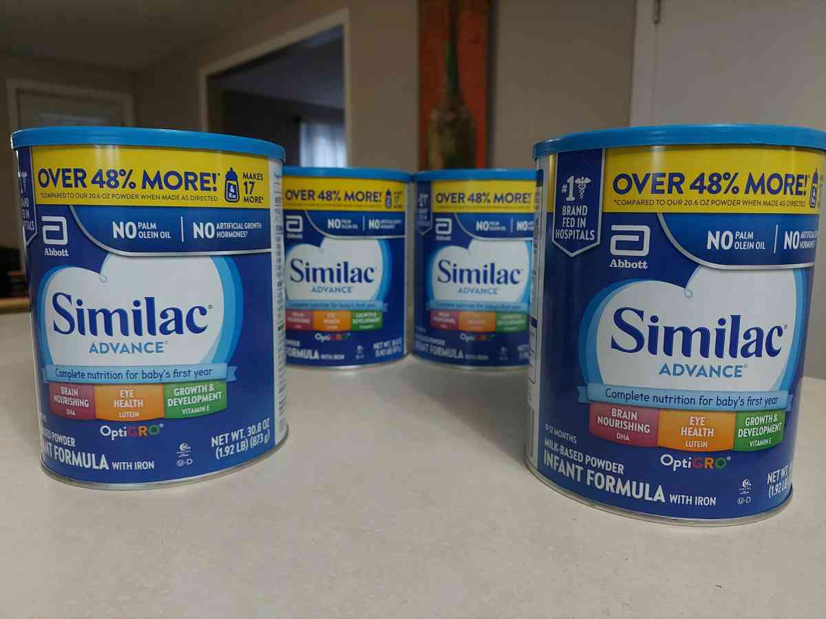 4 CONTAINERS PACK Similac Advance Formula