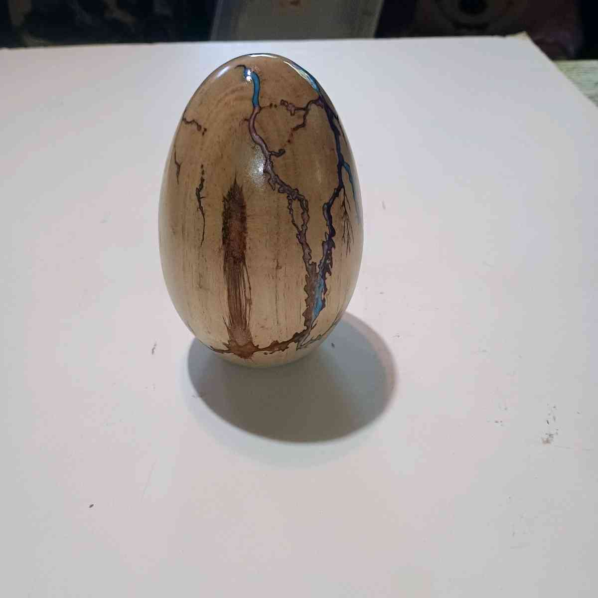 Egg Lichtenberg Fractal Burn Easter