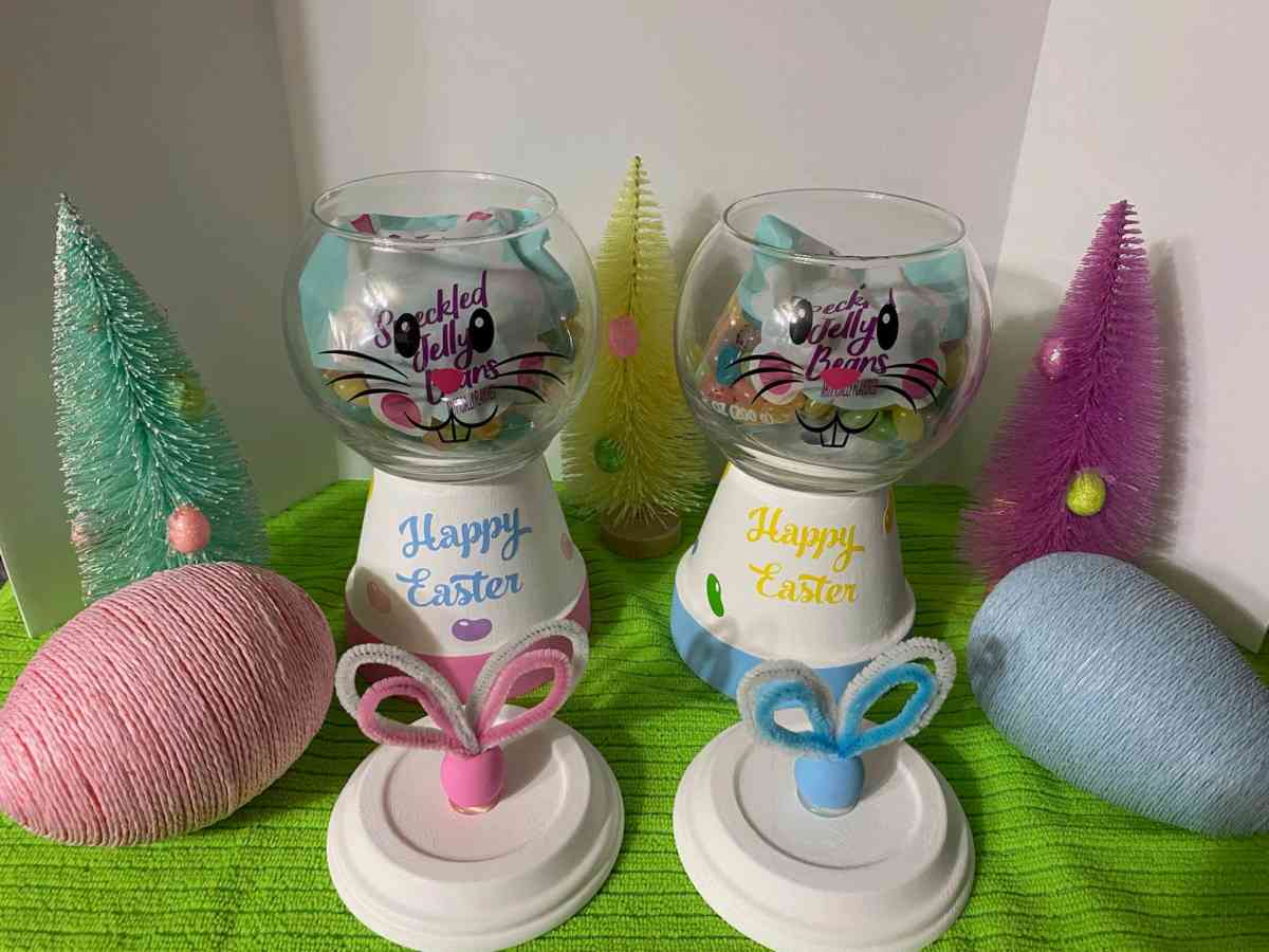 Homemade Easter jars