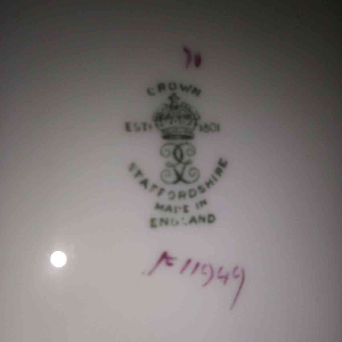 Crown Staffordshire England