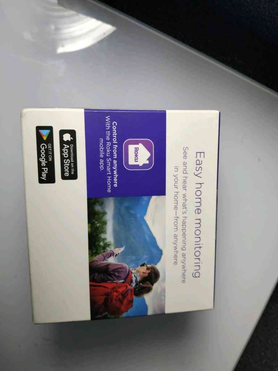 Roku Indoor Camera 2024  Home Security  2Pack  Wired Securit