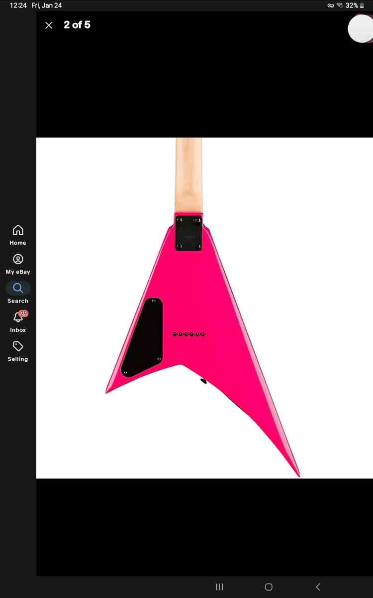 Jackson Electric guitar almost new Barbie Pink