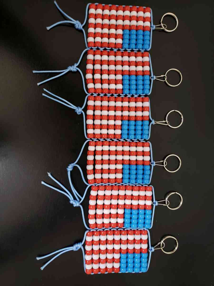 American Flags Keychains