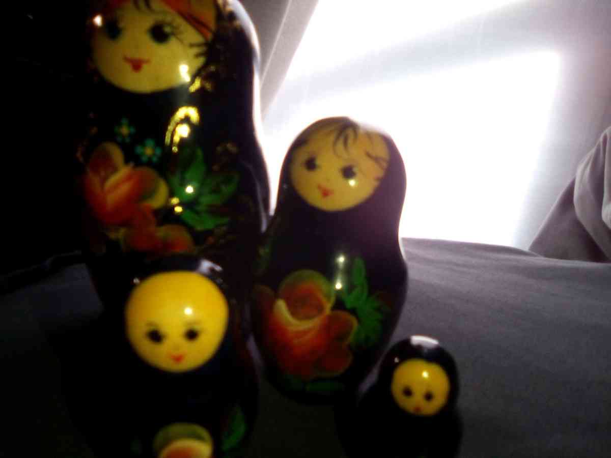 Russian stacking doll vintage