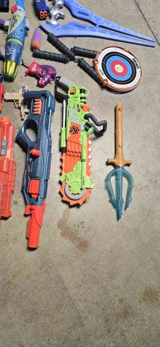 NERF GUNS EVERYTHING YOU SEE FOR 50