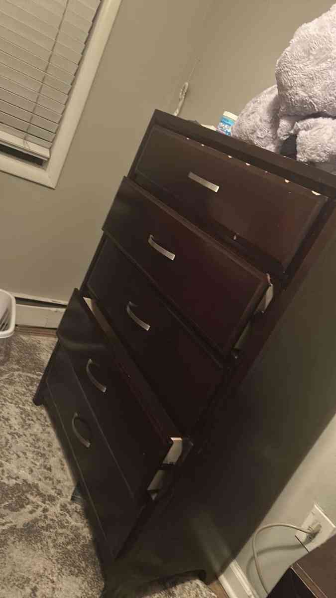 dress and chest drawers