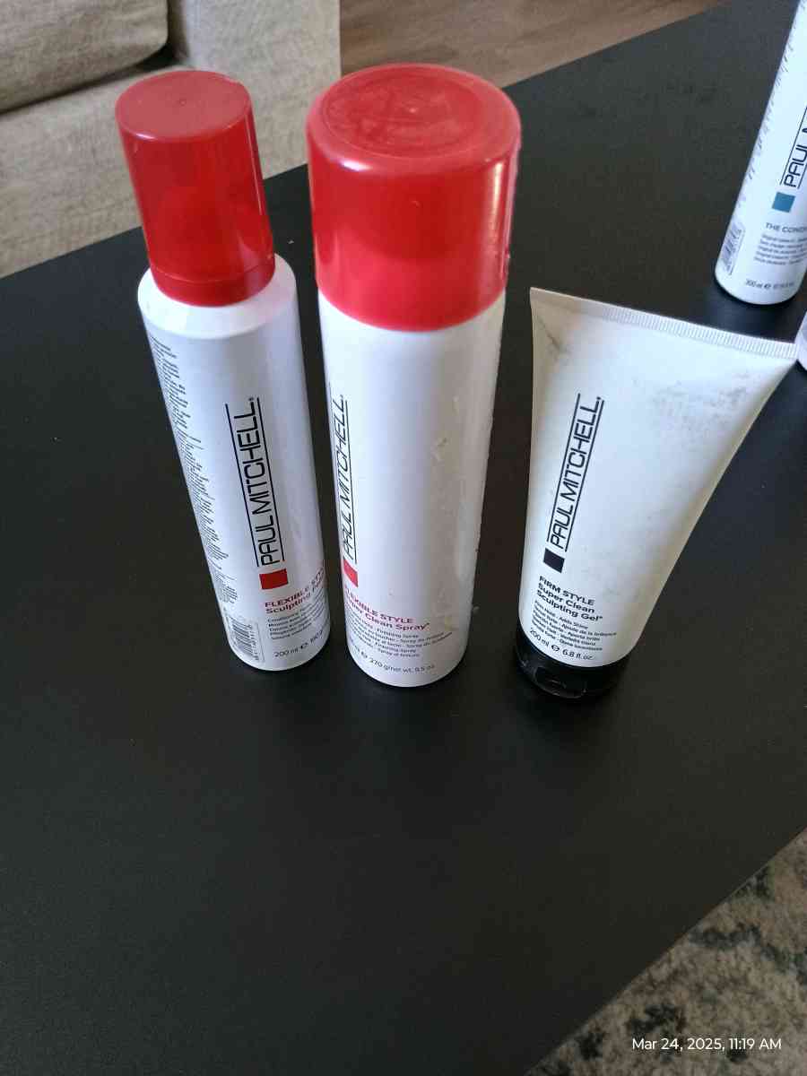 hygiene Paul Michelle shampoo conditioner  hair gel