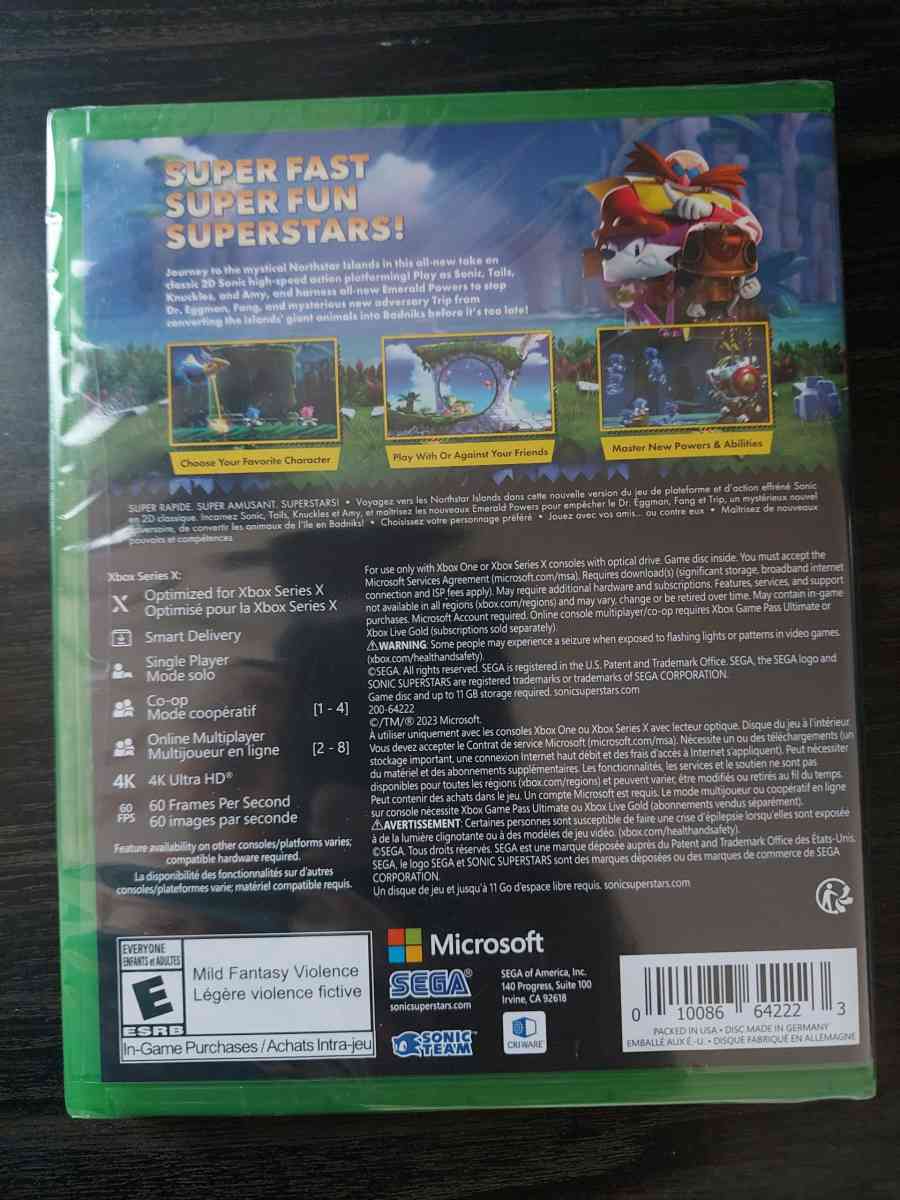 Sonic Super Stars for Xbox