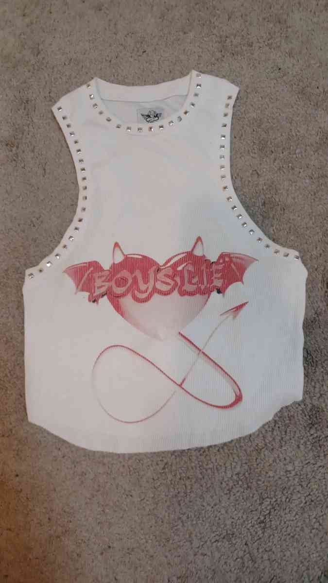 Boys Lie white and red shirt