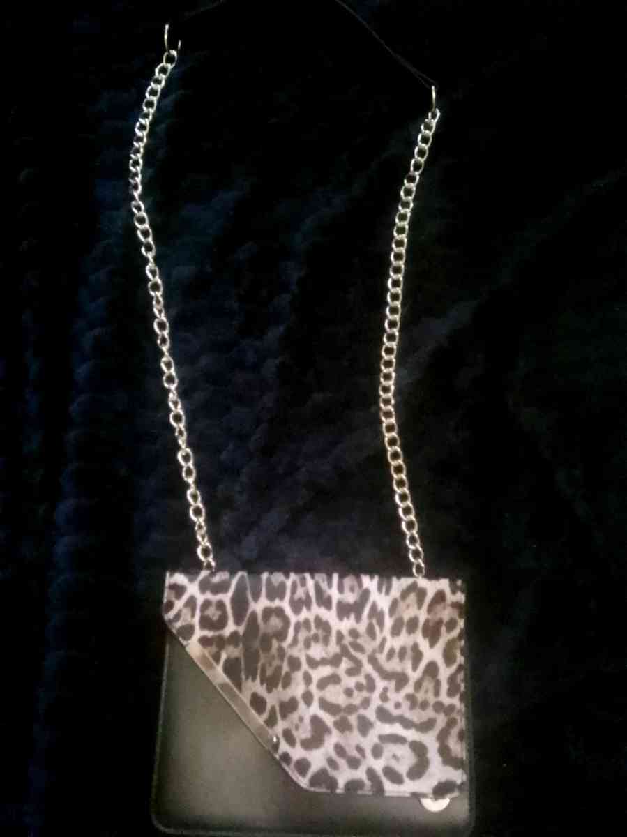 small leopard bag