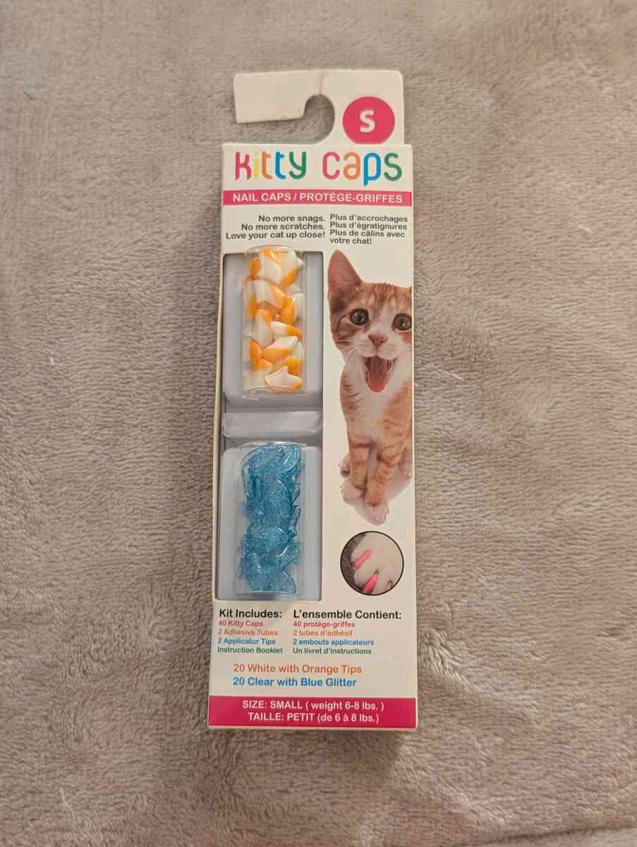 Kitty Caps nail caps for cats 40 total pieces