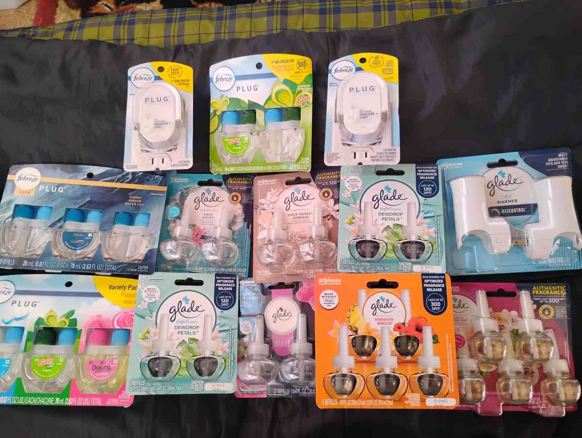 Glade and Febreze Plug Ins and Refills