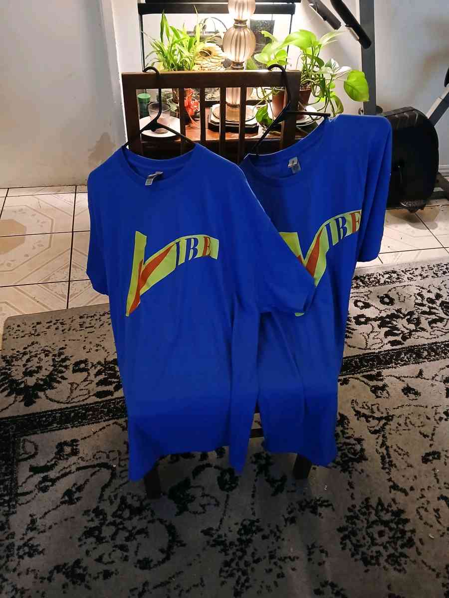 Vibe Music Blue T Shirts Size XL for Men