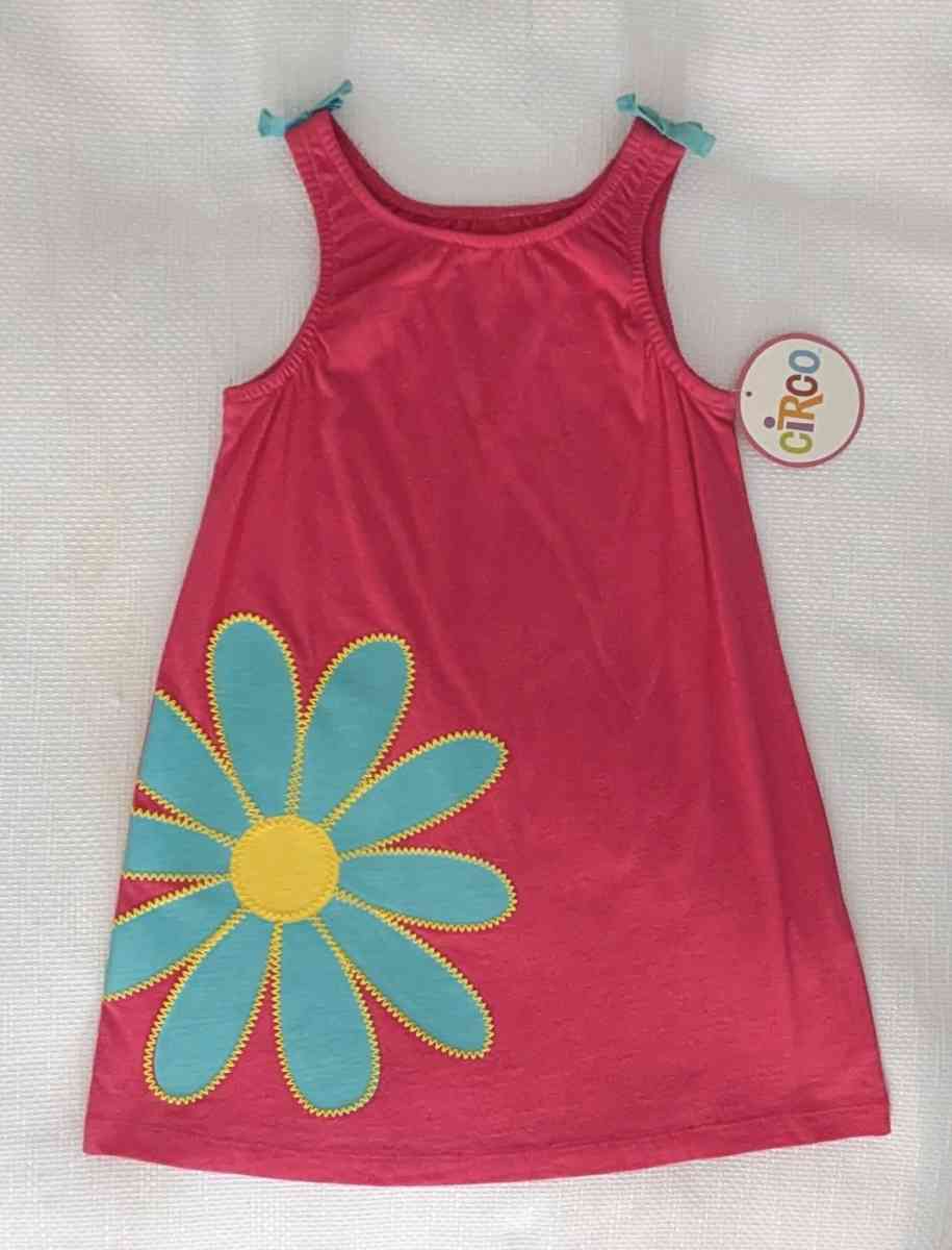 Vibrant Girls Sleeveless Dress Trio