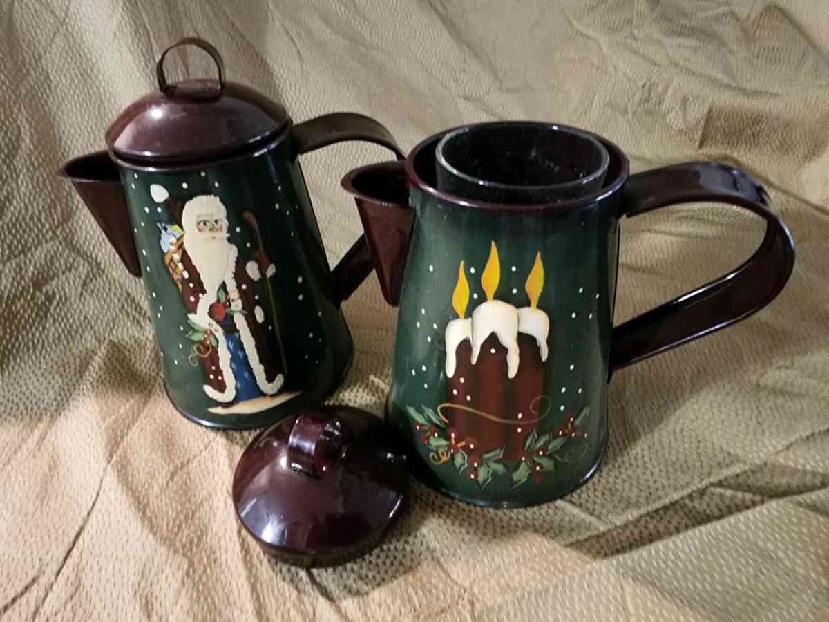 Christmas votive holders