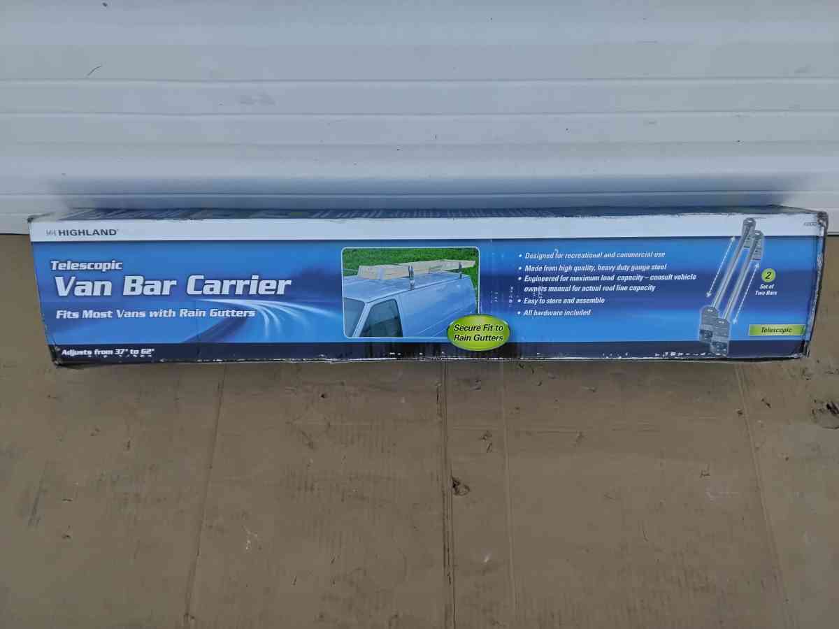 Brand New Highland 2 Telescopic Ladder Racks For Vans Trucks