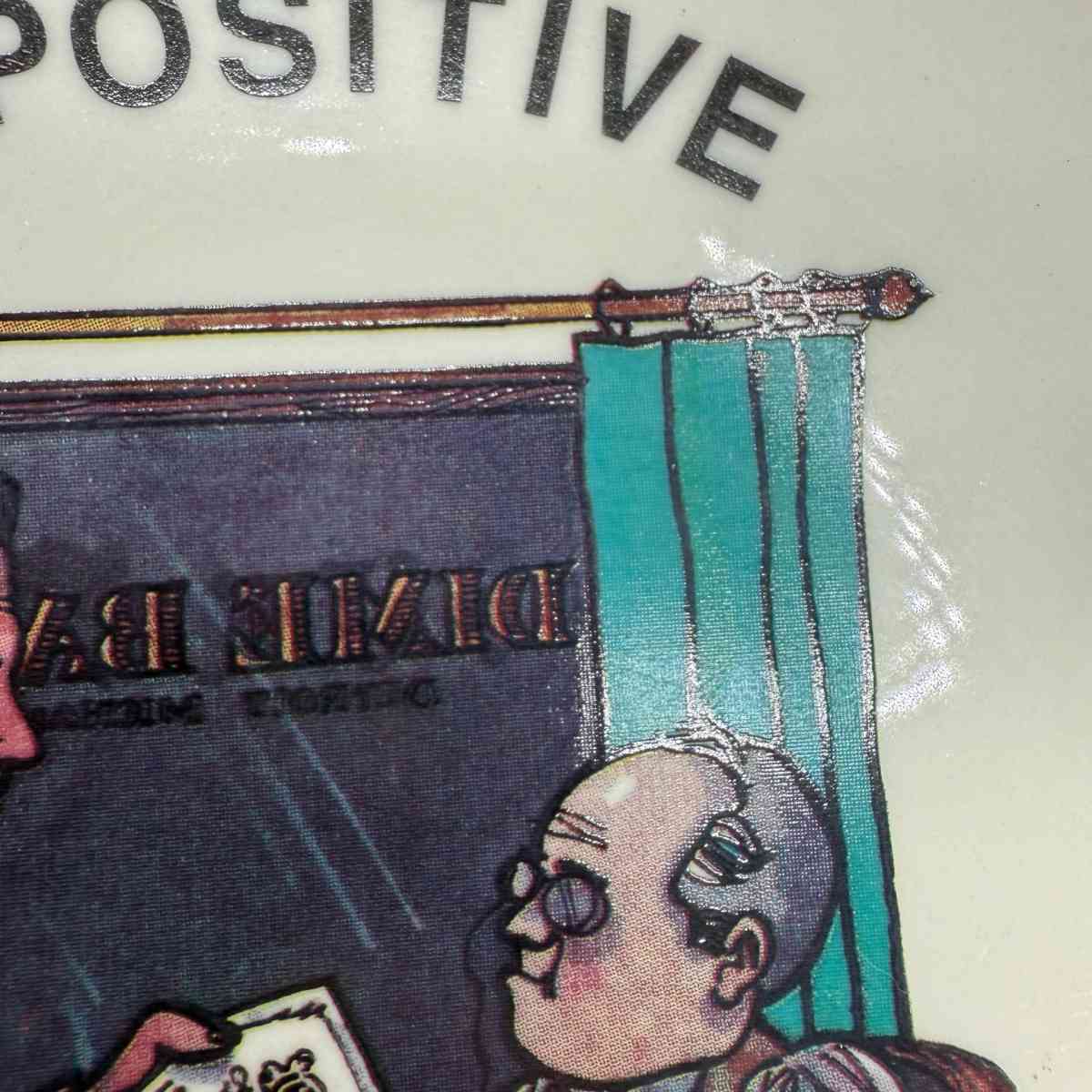 The W Clement Stone Signature Collection BE POSITIVE Plate