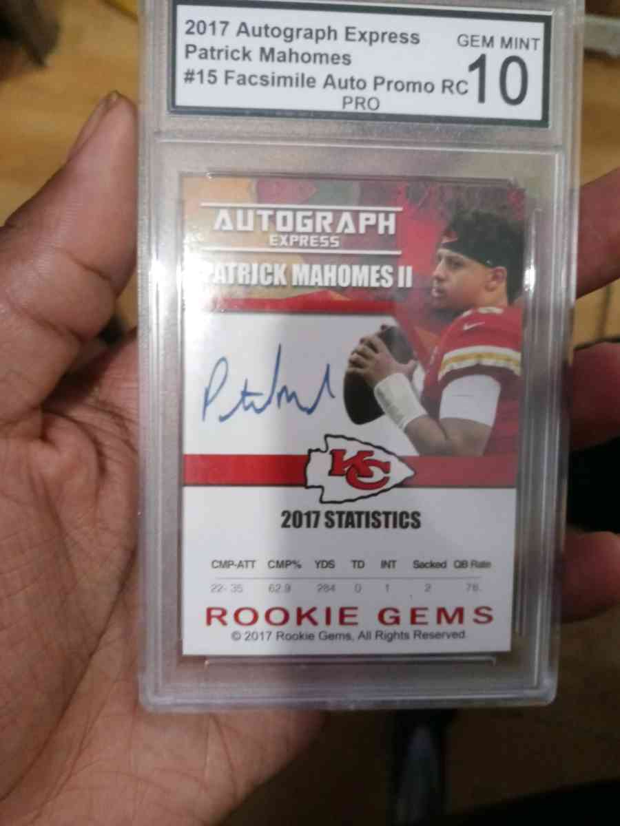 autograph express patrick mahomes 2