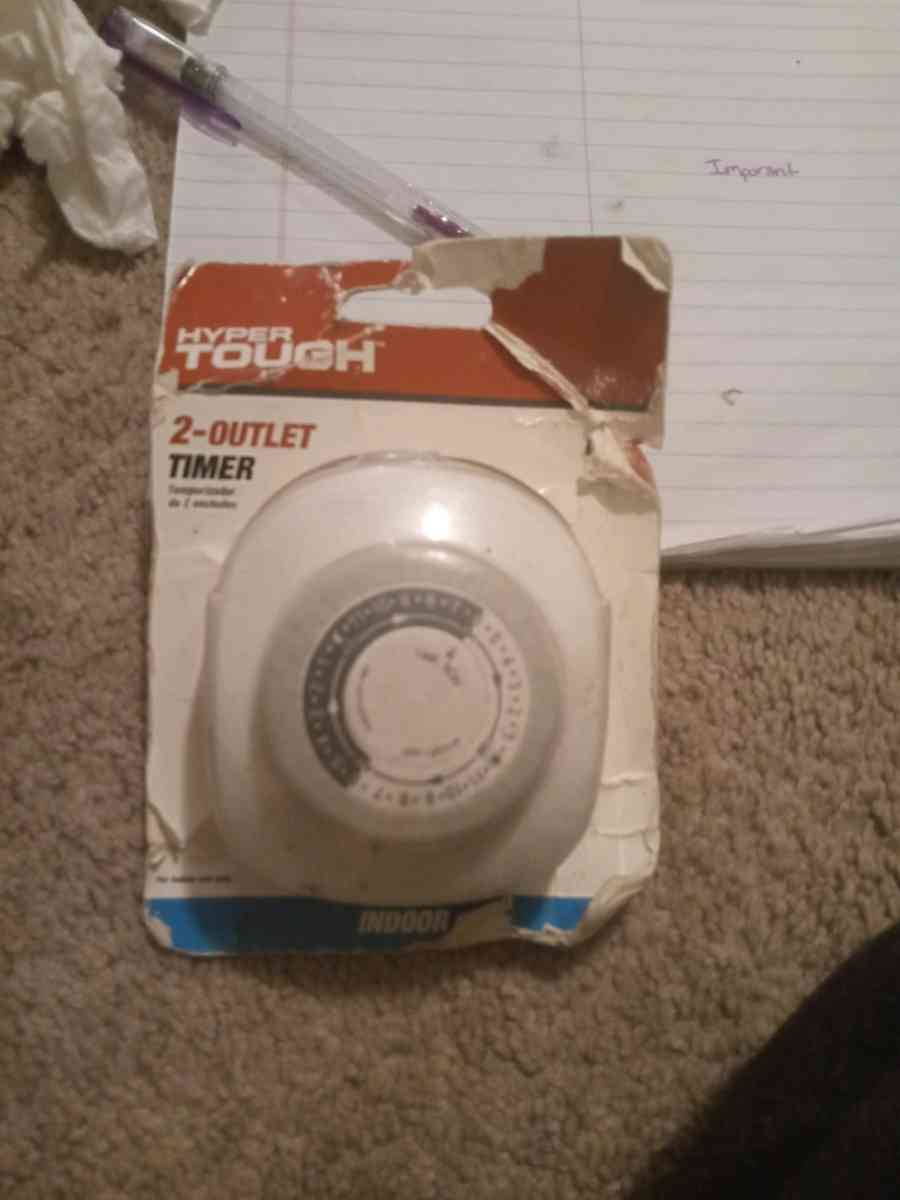 hyper tough 2 outlet timer