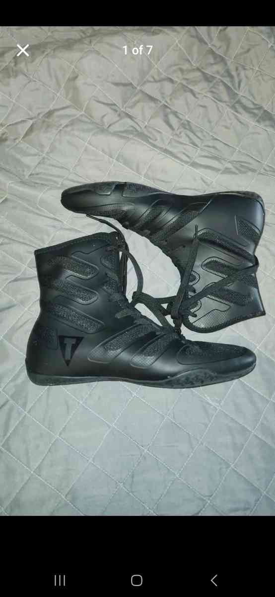 Black TITLE Boxing shoes men