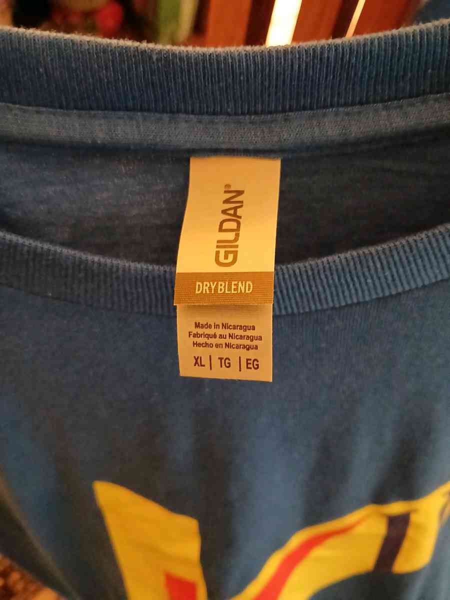 Vibe Music Blue T Shirts Size XL for Men