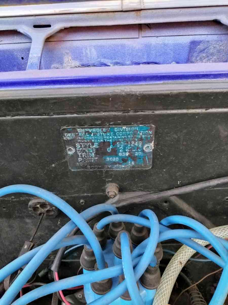 1958 Chevy Delray 4 Door Sedan