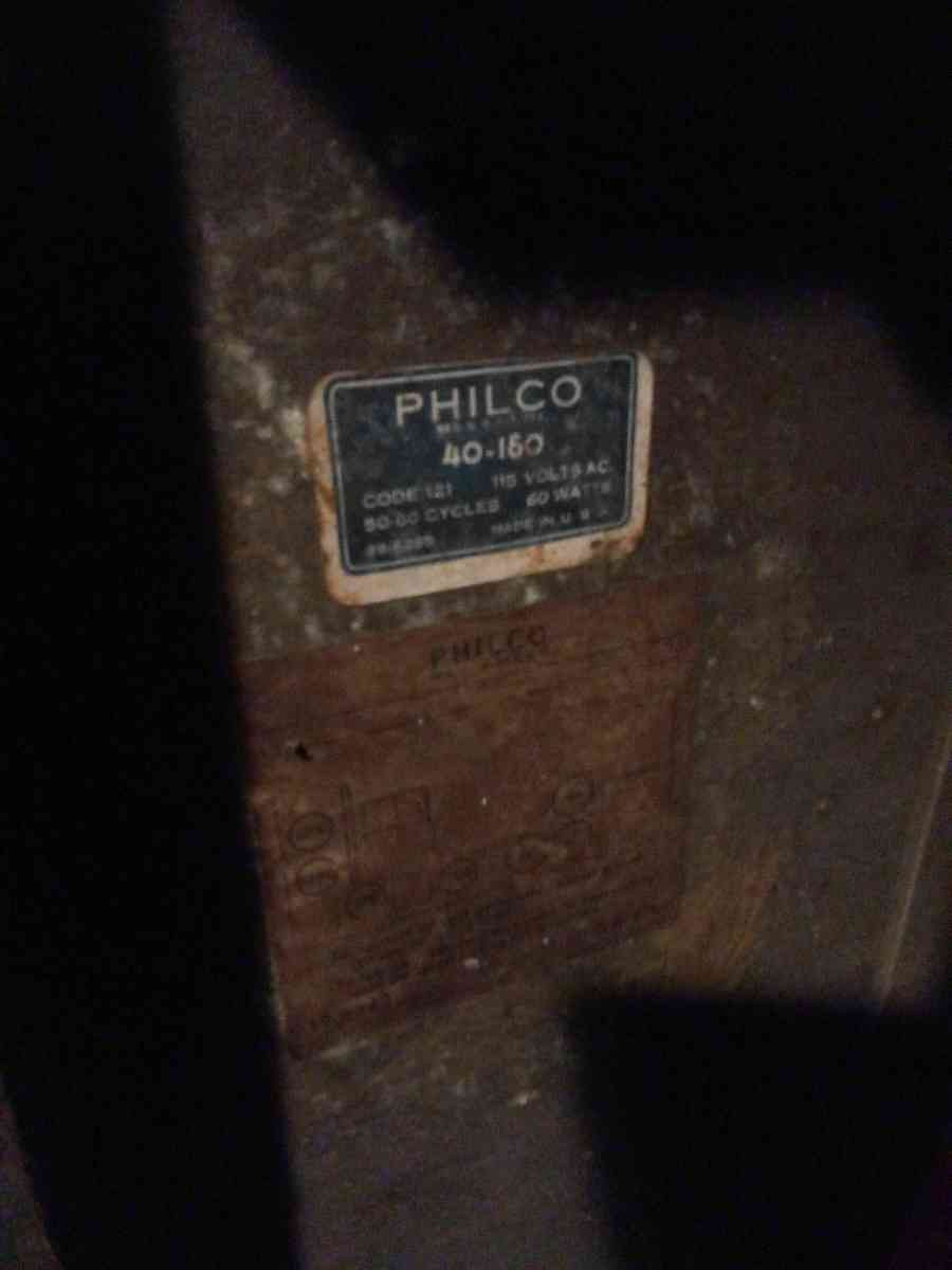 philco radio