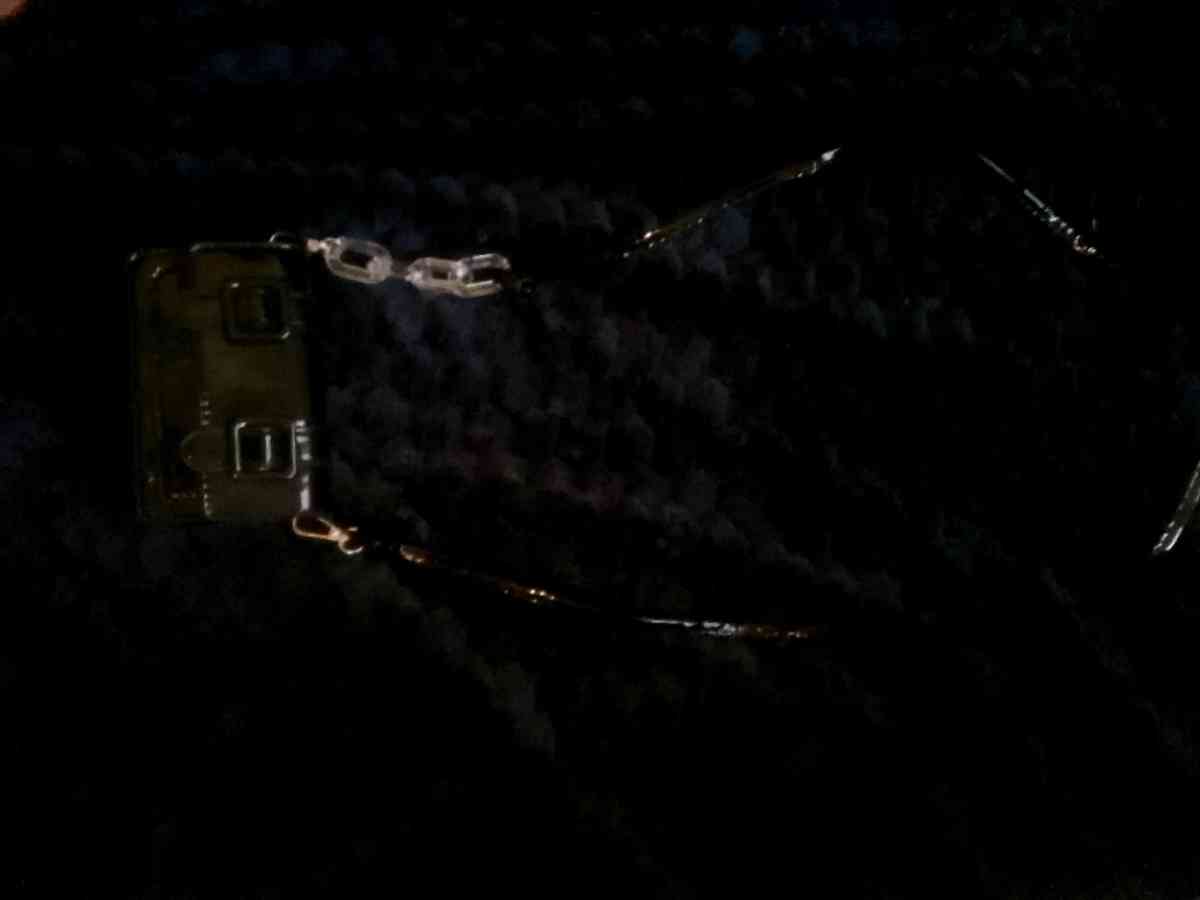 glossy mini black bag