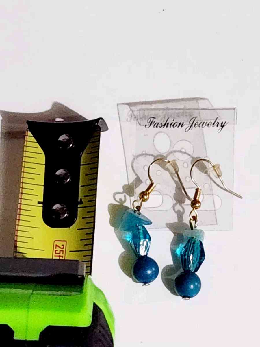 handmade glass beaded earrings
