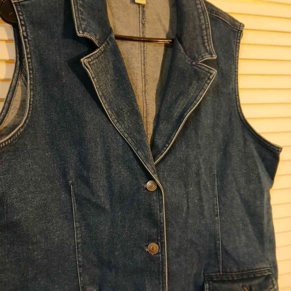 Appleseeds Vintage Sleeveless Jacket for Women Size L