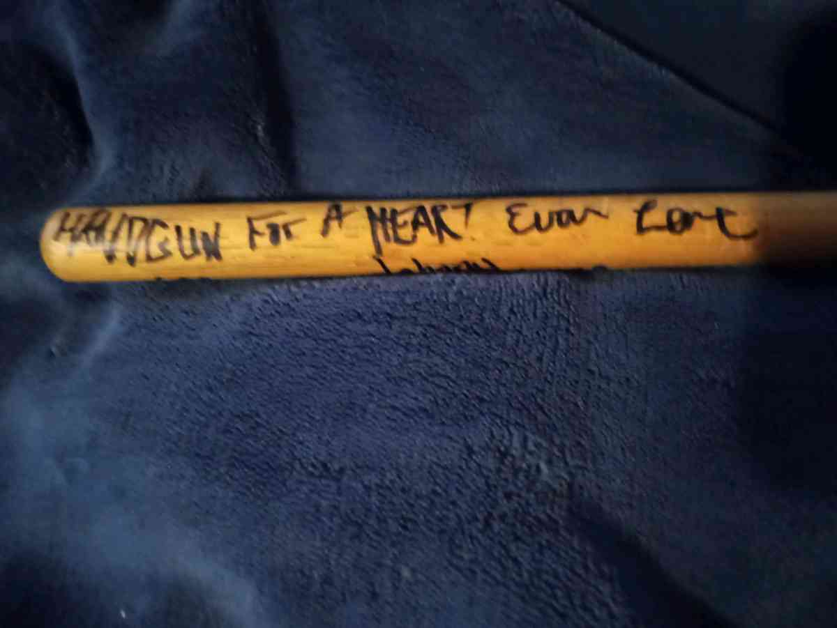 Korn drummer autographed drumstick