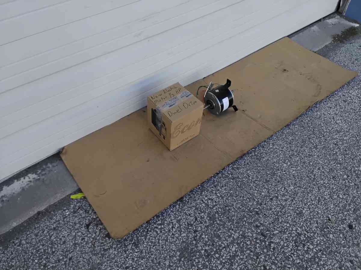 MEBSA IND 12 HP Electric Motor Dual Shaft Brand New