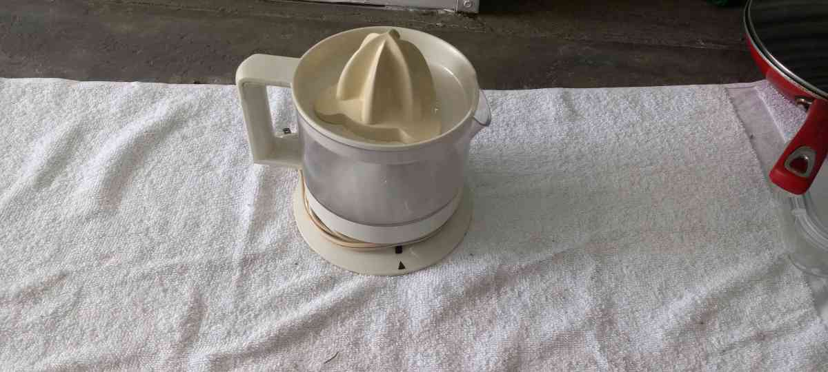 an orange juice maker