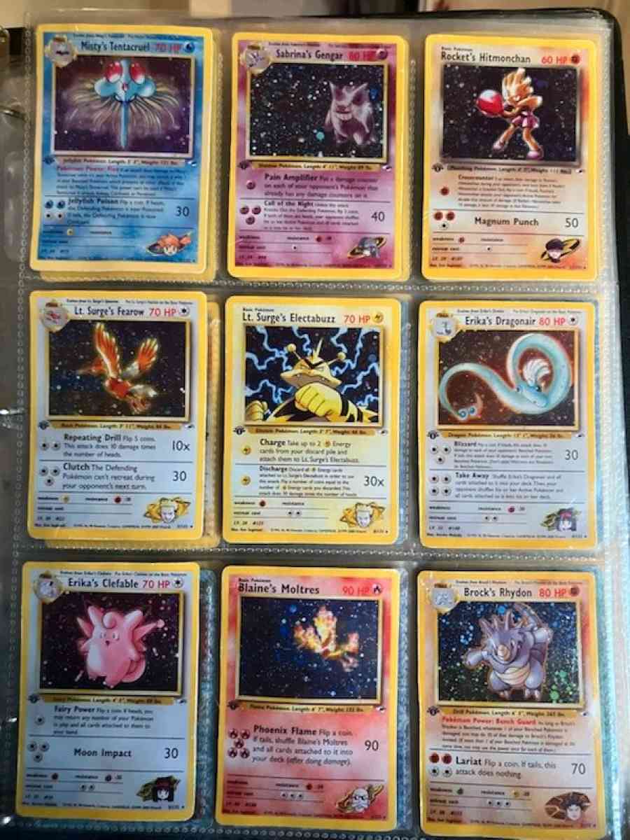 pokemon cards binder