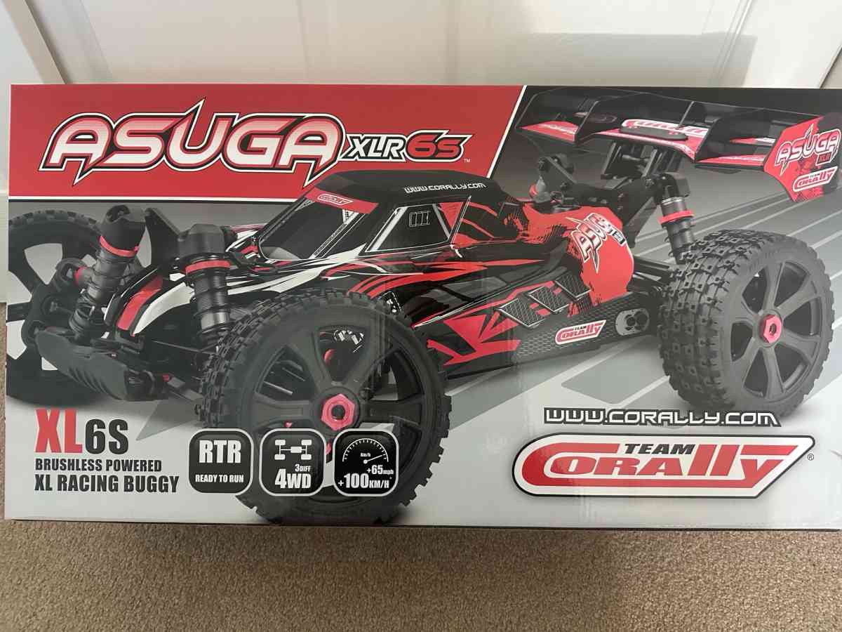 Corally  Asuga XLR 6S RTR Racing Buggy  Blue Large Scale