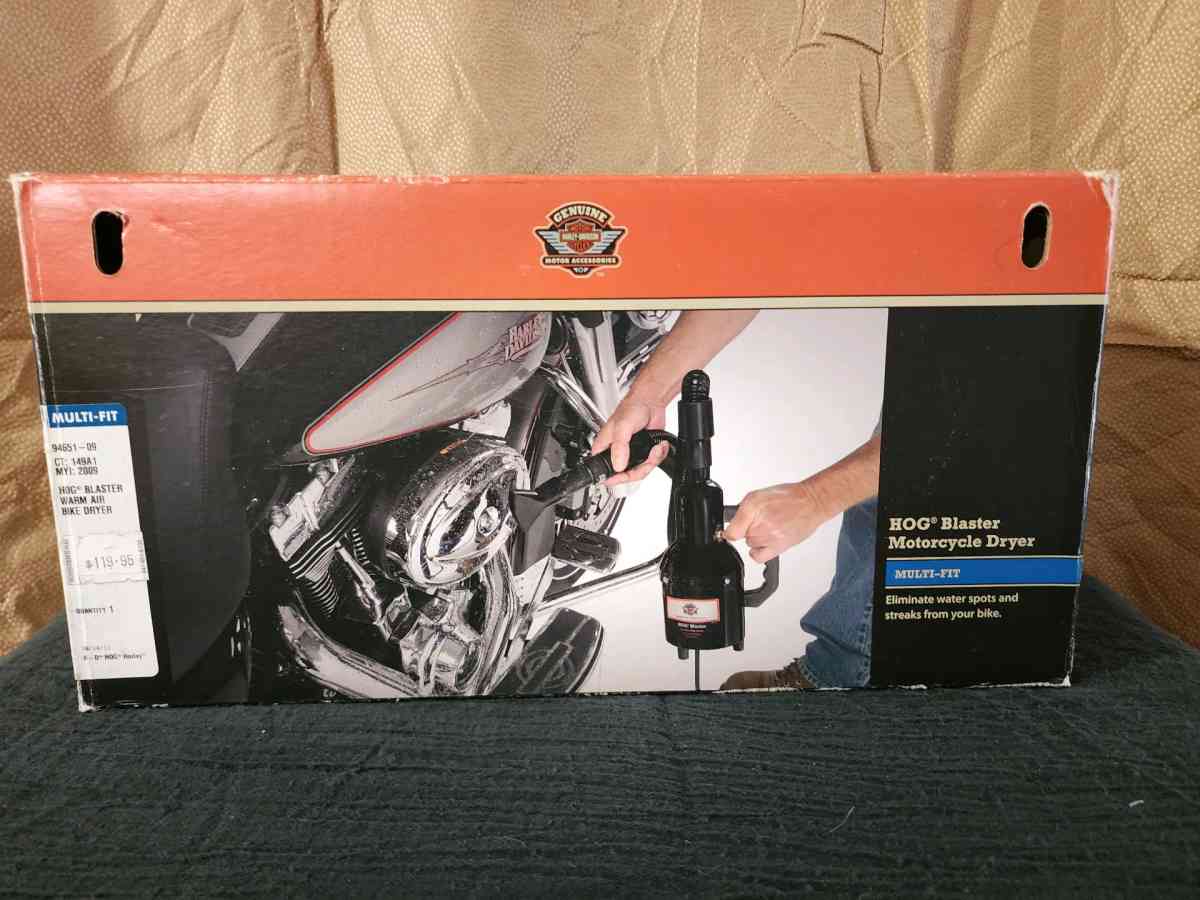 Harley Davidson motorcycle blow dryer
