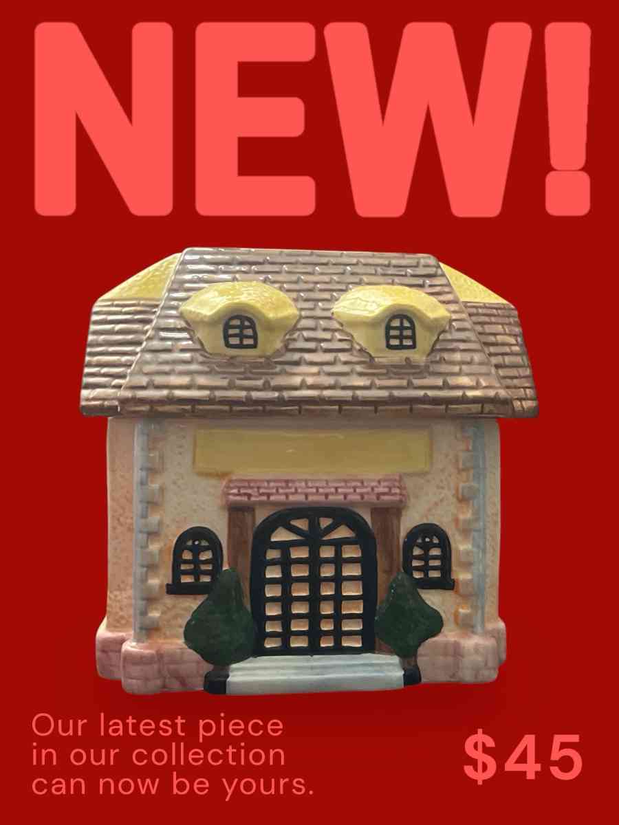 vintage cookie jar set