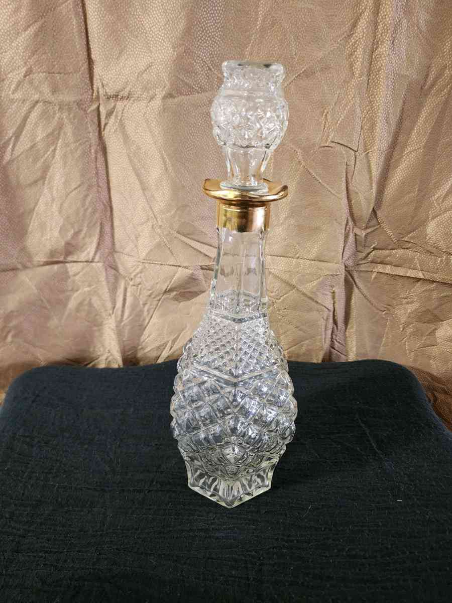 Vintage wine decanter