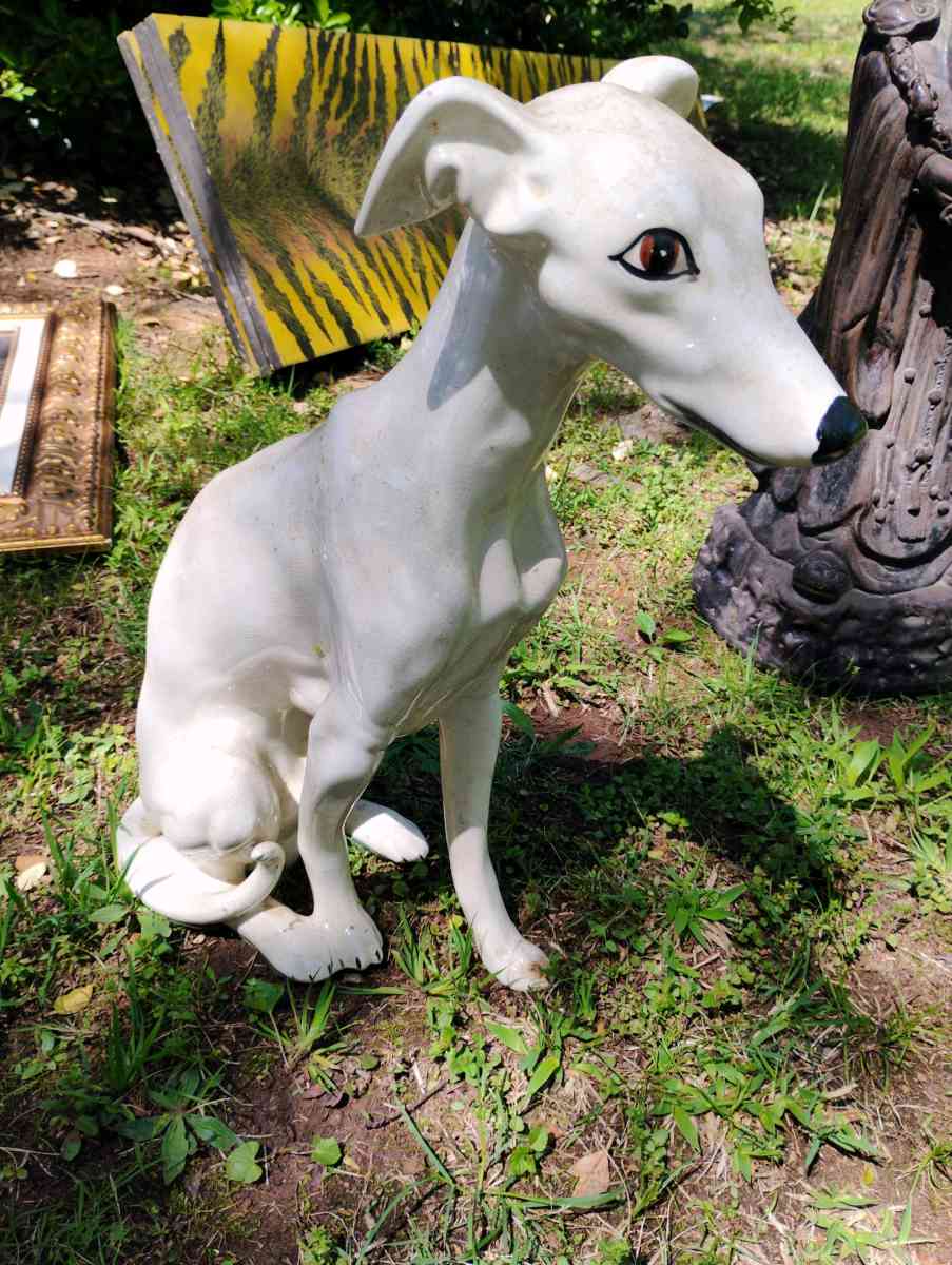 Ceramic Life Size Greyhound