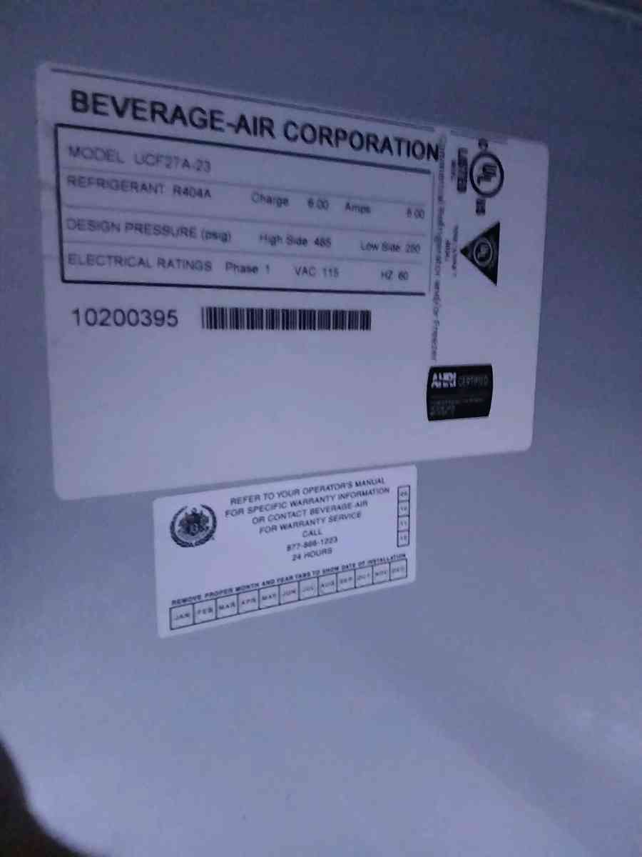 commercial undercover portable refrigerator