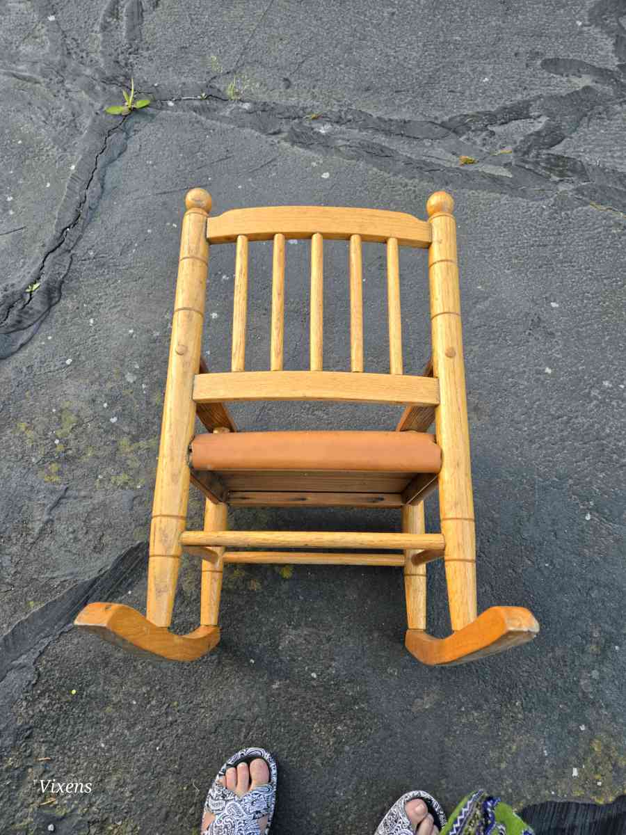 Vintage Childrens Rocking Chair